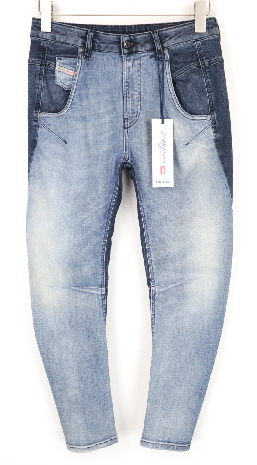 DIESEL Fayza-NE 0667A W25 Women's Blue Jogg Boyfriend Washed Jeans