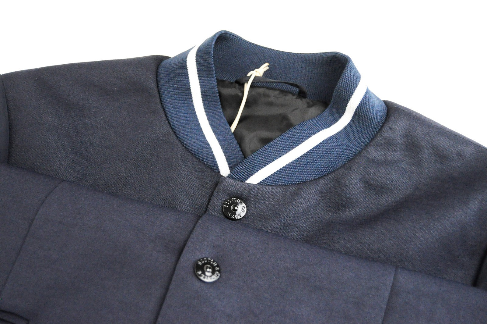 SCOTCH &amp; SODA Couture švarkas M tamsiai mėlynas vyriškas medvilninis snapelis su užtrauktuku 