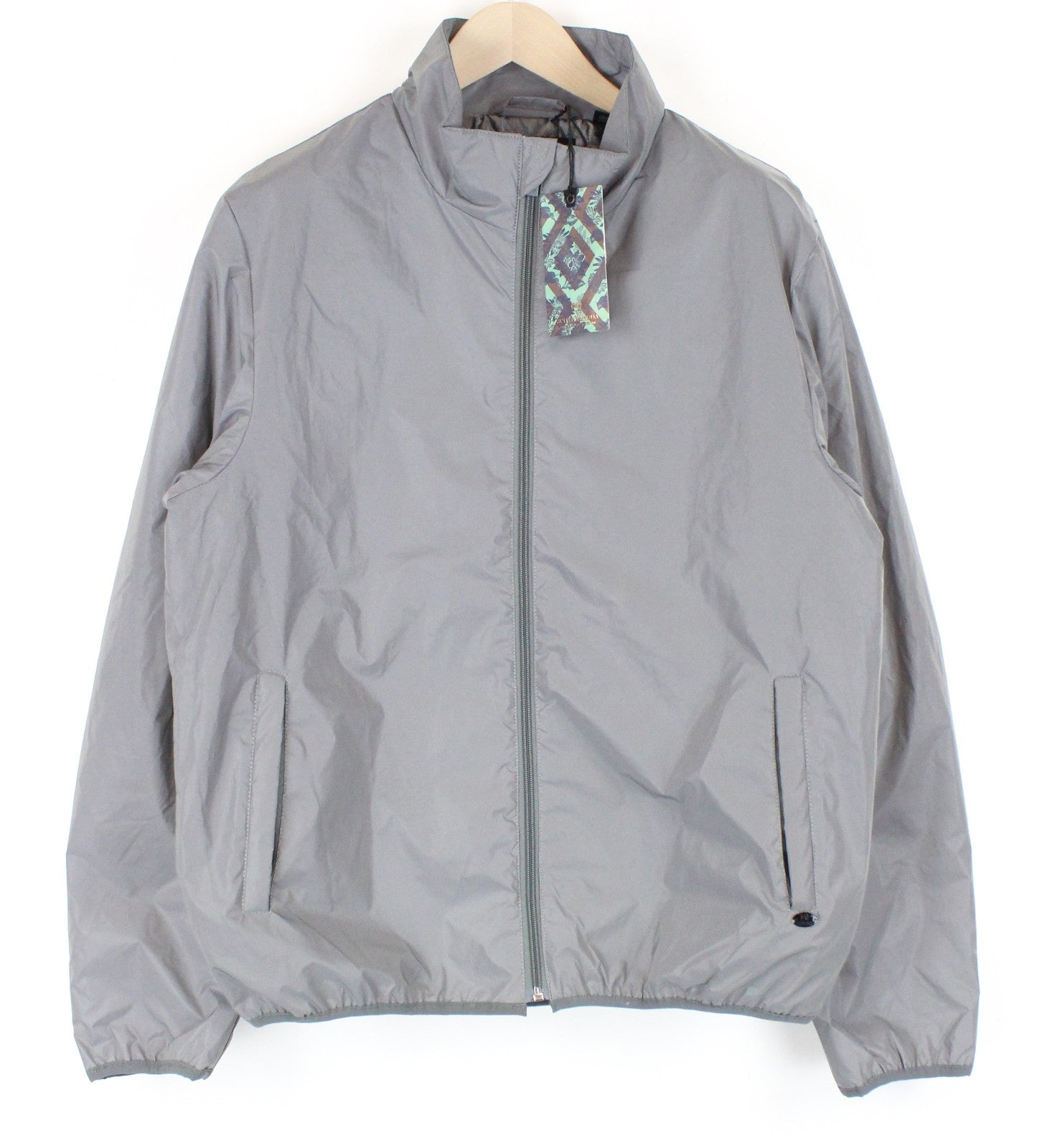 SCOTCH &amp; SODA Couture XL vyriška striukė su šviesą atspindinčiu pamušalu ir pilka užtrauktuku 