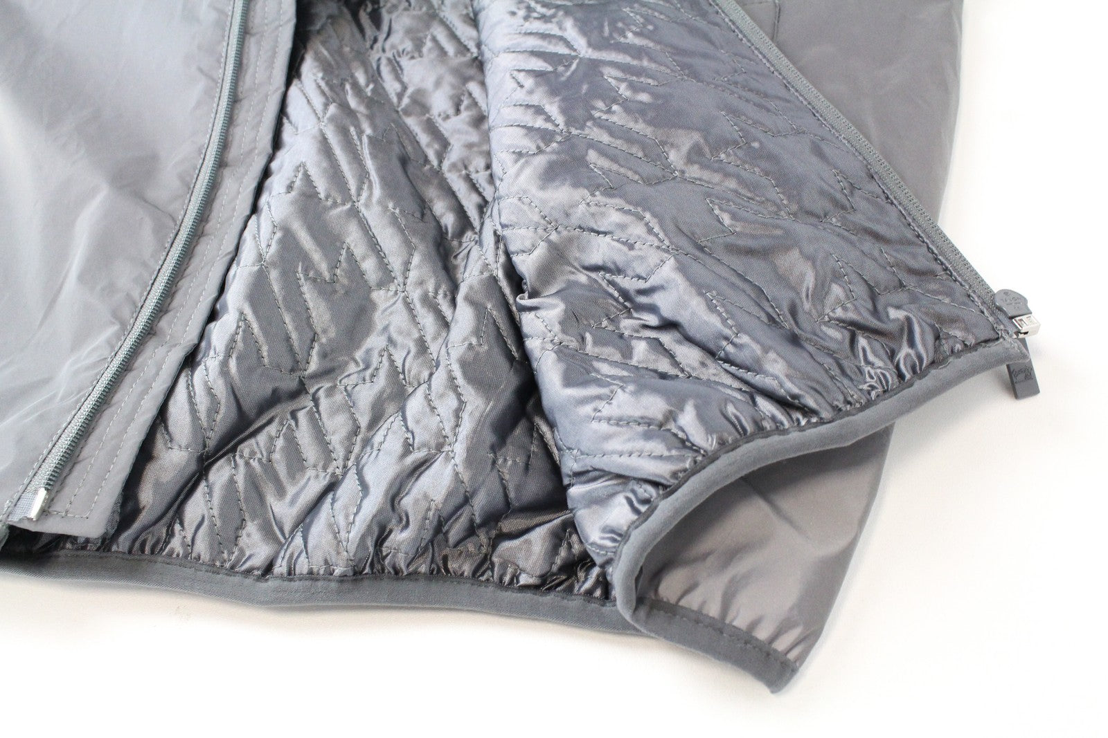 SCOTCH &amp; SODA Couture XL vyriška striukė su šviesą atspindinčiu pamušalu ir pilka užtrauktuku 