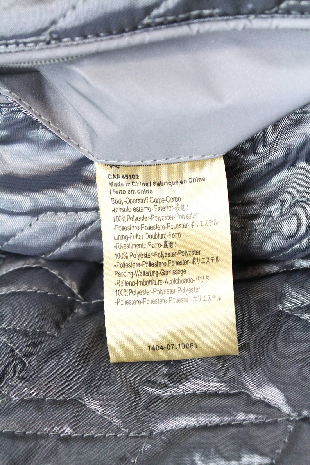 SCOTCH &amp; SODA Couture XL vyriška striukė su šviesą atspindinčiu pamušalu ir pilka užtrauktuku 