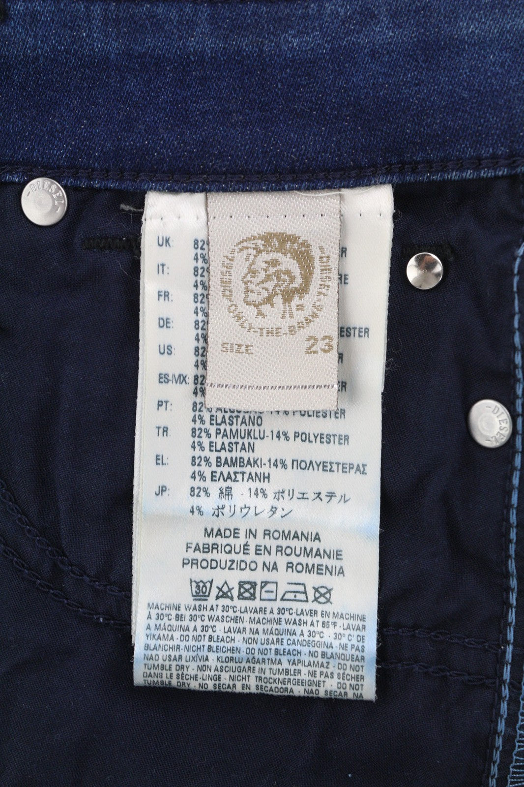 DIESEL Skinzee-Ne 0678U Womens Jeans W23 Skinny  Sweat Jogg Washed RRP€250