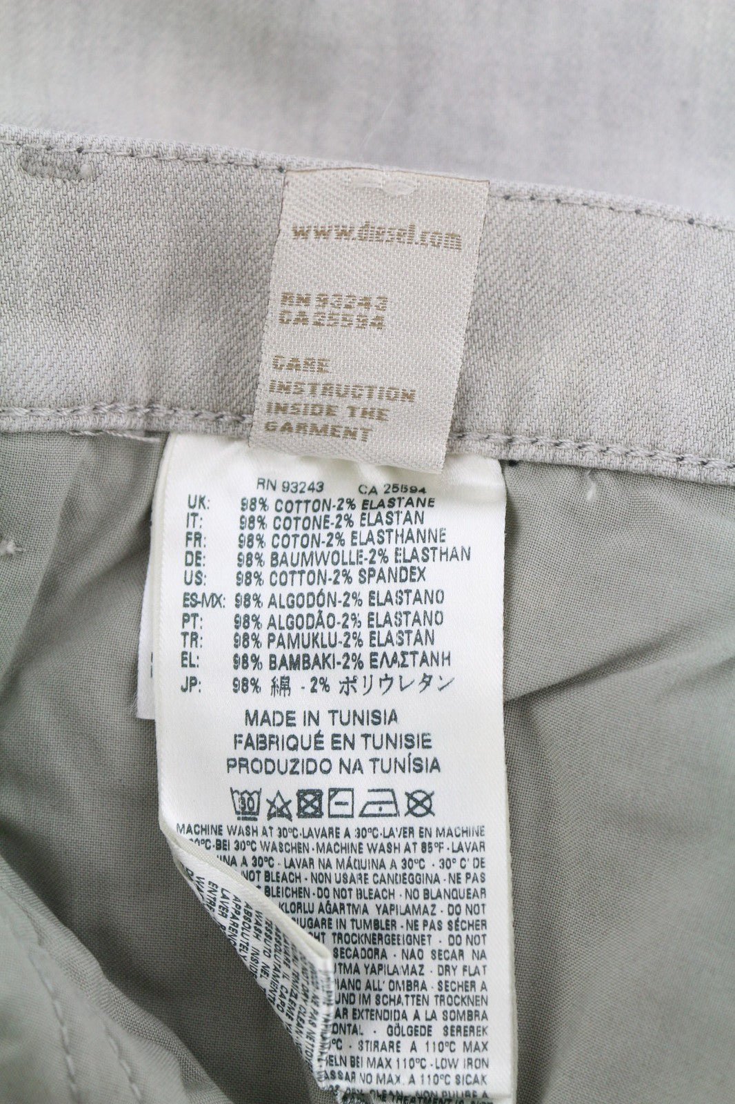 DIESEL DNA Belthy 0676M moteriški džinsai W29/L32 RRP 180 € Slim tiesūs žemo juosmens 