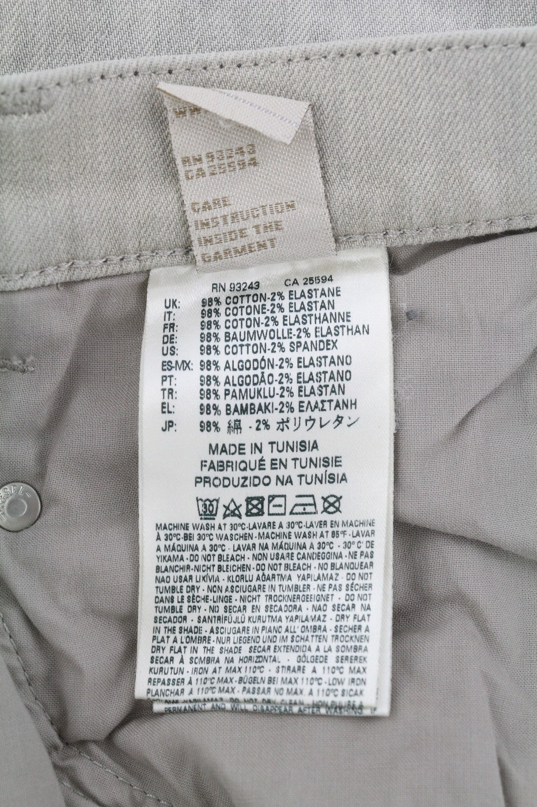 DIESEL DNA Belthy 0676M moteriški džinsai W29/L32 RRP 180 € Slim tiesūs žemo juosmens 