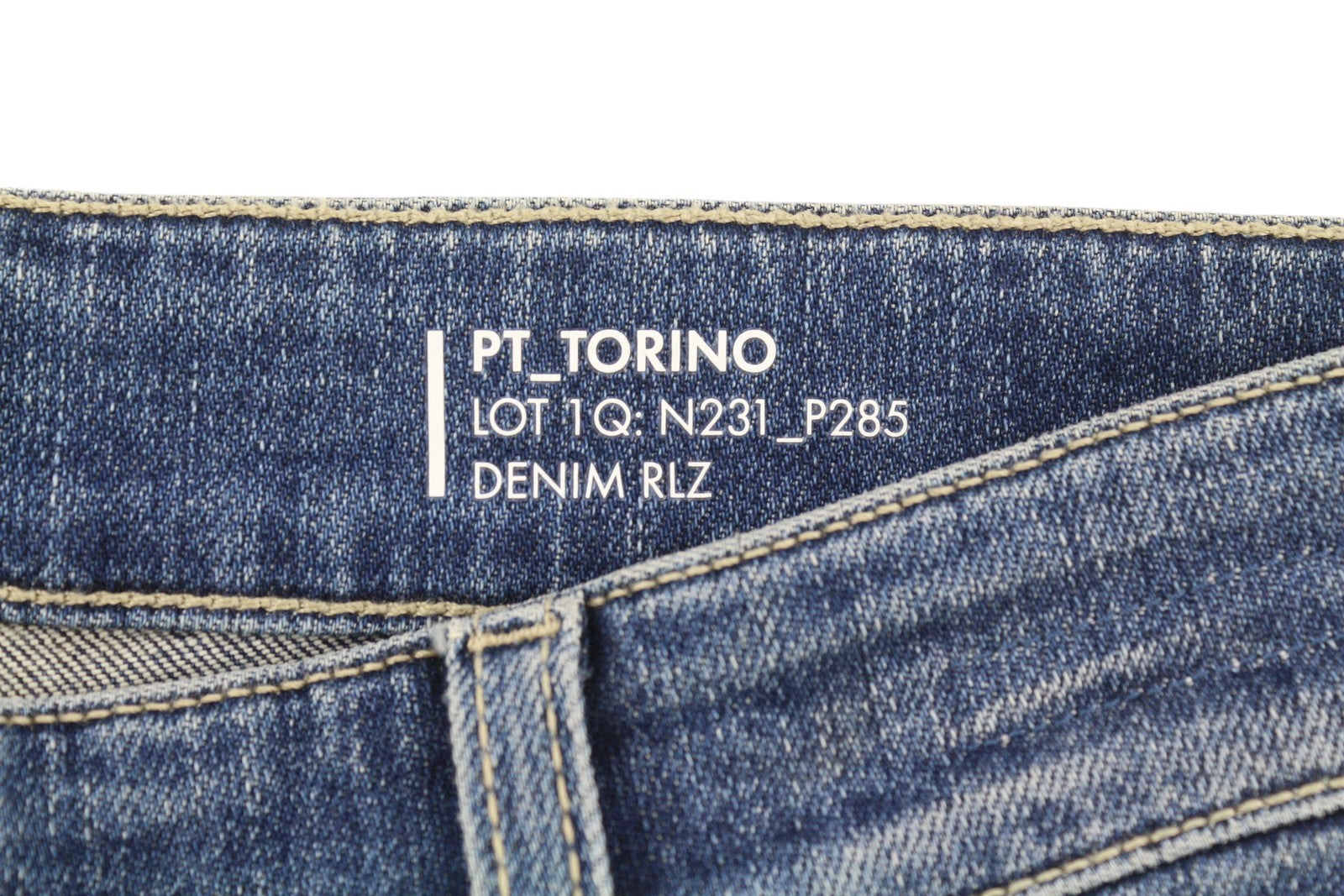 PT TORINO Cyndi moteriški džinsai W26 mėlyni siuvinėti aukštu juosmeniu platėjantys džinsai RRP 250 € 