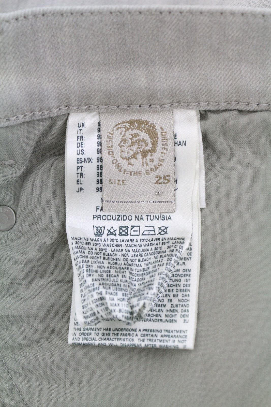 DIESEL D.N.A. Belthy 0676M Women Jeans W25/L30 RRP€180 Slim Straight Low Waist