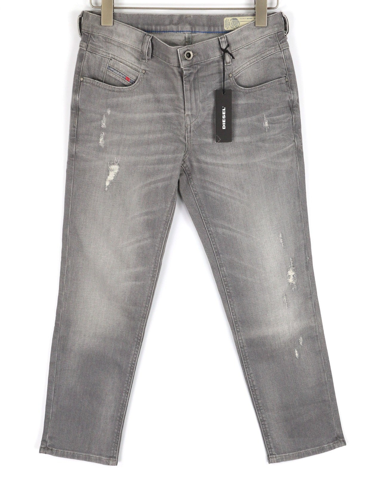 DIESEL Belthy-Ankle 0853H moteriški džinsai W26/L32 Slim Straight žemo juosmens RRP 200 € 