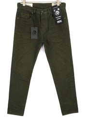 DIESEL D-Mharky-SP4 0078D vyriški džinsai W32/L32 Slim Skinny Tamprūs, Rudi 