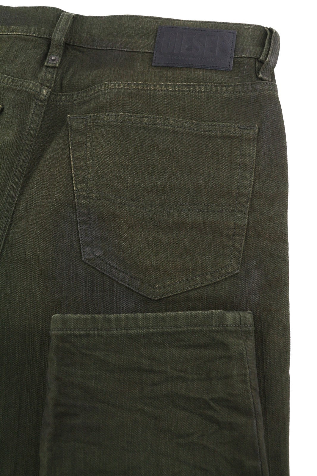 DIESEL D-Mharky-SP4 0078D vyriški džinsai W32/L32 Slim Skinny Tamprūs, Rudi 