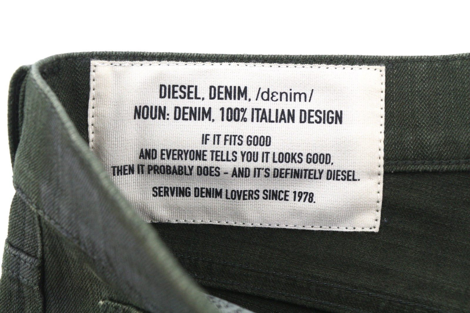 DIESEL D-Mharky-SP4 0078D vyriški džinsai W32/L32 Slim Skinny Tamprūs, Rudi 