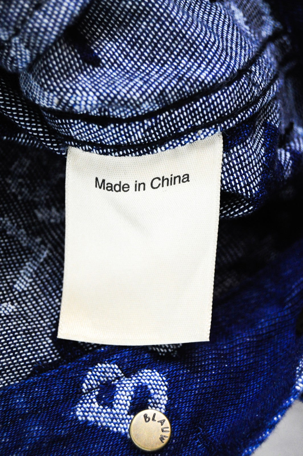 SCOTCH &amp; SODA Blauw L striukė Mėlyna raštuota ilgomis rankovėmis 