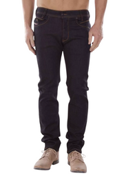 DIESEL Iakop R0841 vyriški džinsai W28/L32 Regular Slim Tapered Stretch tamsiai mėlyni 