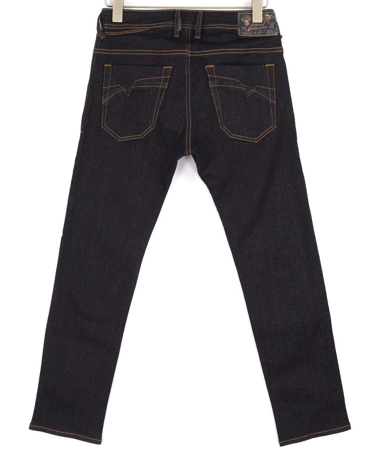 DIESEL Iakop R0841 vyriški džinsai W28/L32 Regular Slim Tapered Stretch tamsiai mėlyni 