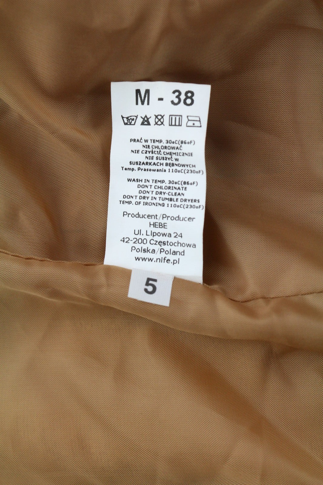 NIFE moteriškas rudas dirbtinės zomšos tamprus paltas M, su diržu, ilgas, dvieilis 