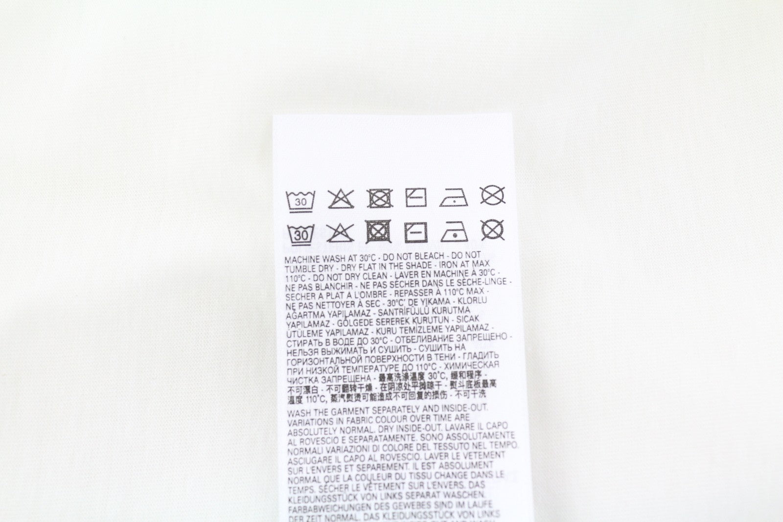 DIESEL T-Just-LS-E6 vyriški marškinėliai L dydžio, balti, ilgomis rankovėmis, apvalia apykakle, trikotažiniai 