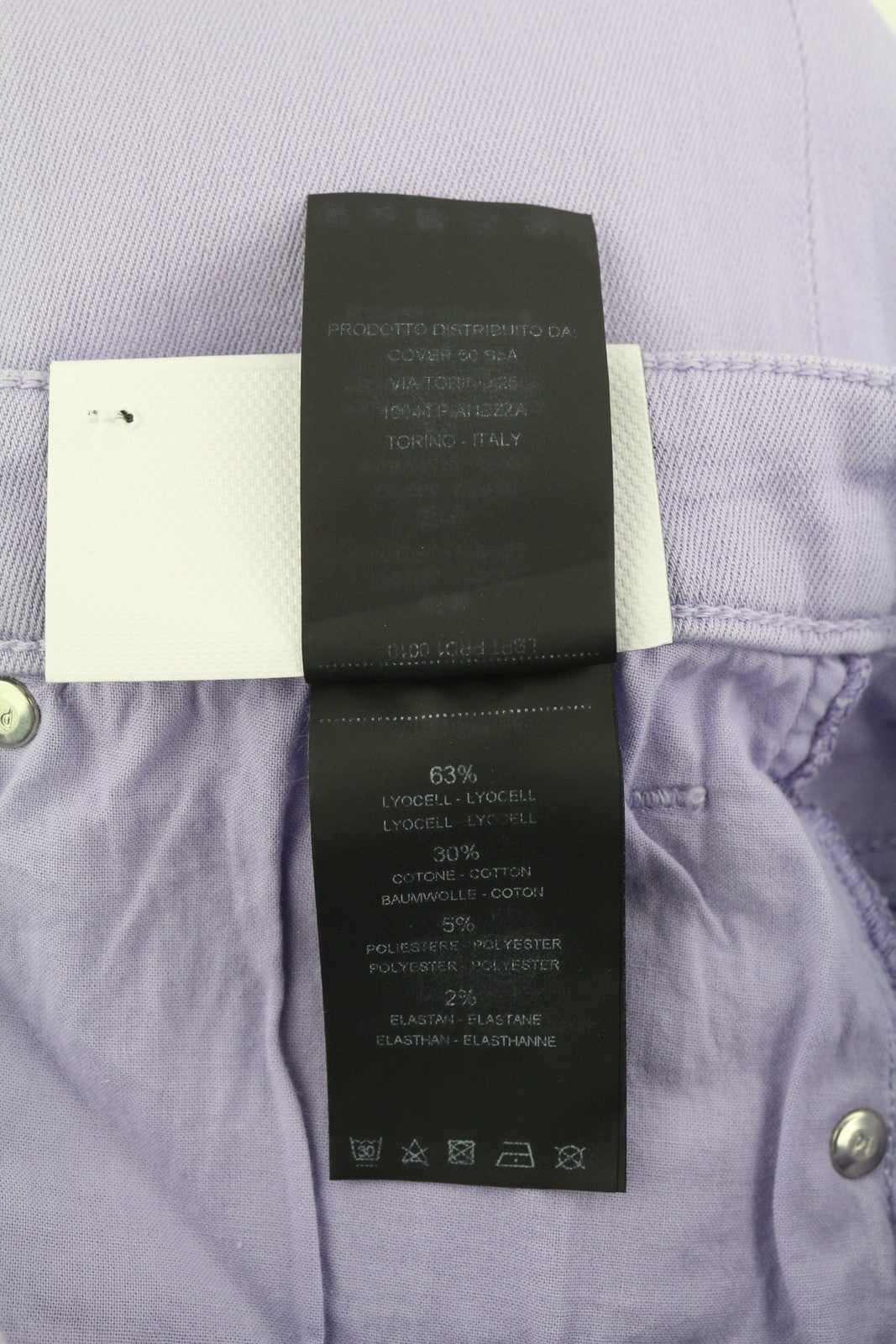 PT TORINO Kim moteriški džinsai W29 violetinės violetinės spalvos platėjantys tamprūs džinsai iki kulkšnies RRP 225 € 