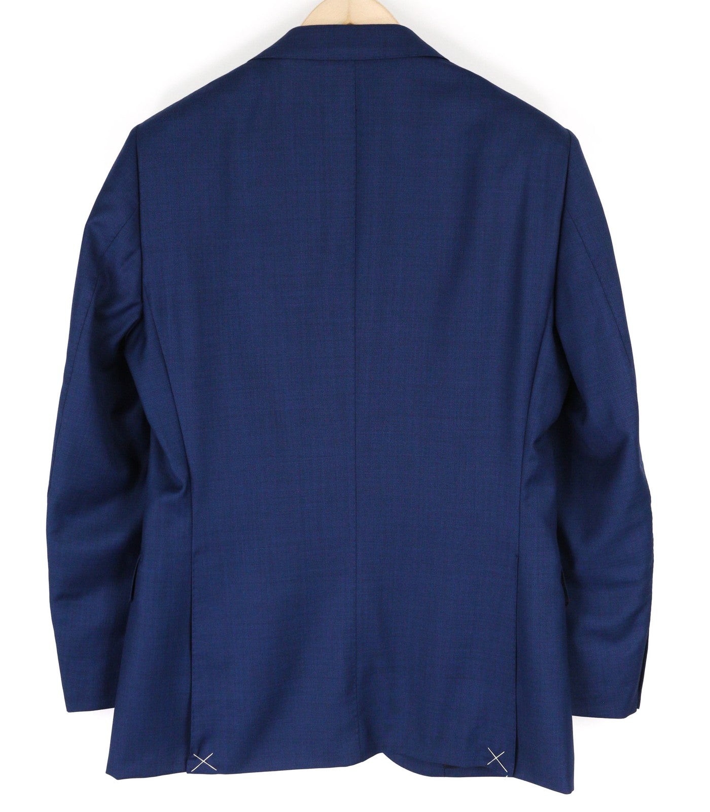 SUITSUPPLY Lazio vyriškas švarkas UK38R vilnos super 110s plonas mėlynas 