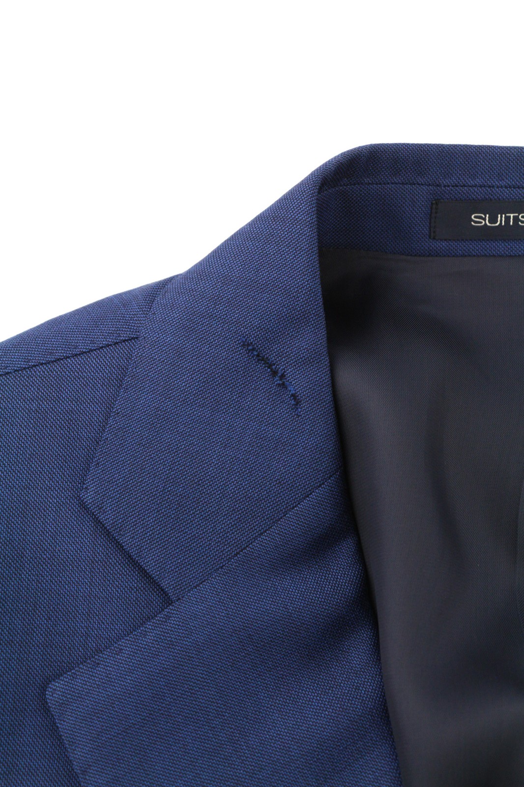 SUITSUPPLY Lazio vyriškas švarkas UK38R vilnos super 110s plonas mėlynas 