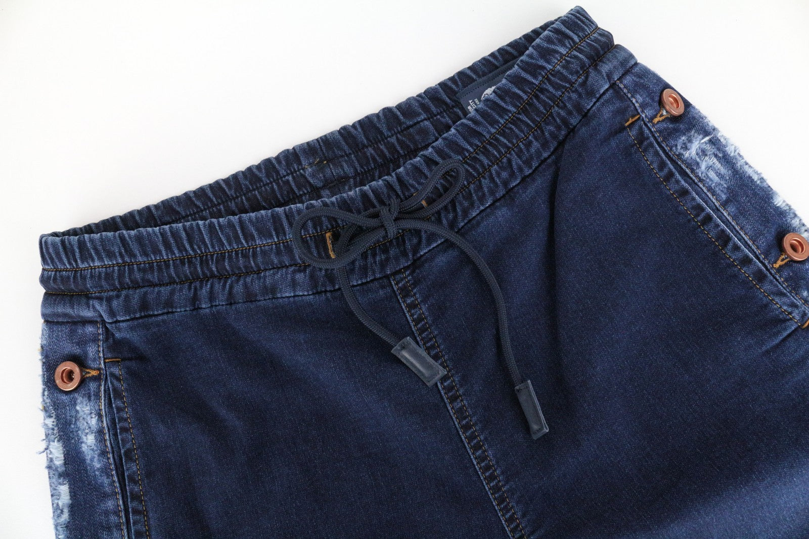 DIESEL Abbie-Ne 069AW Women's Jeans W27 Jogg Fit Blue Wide Stretch Cotton Denim