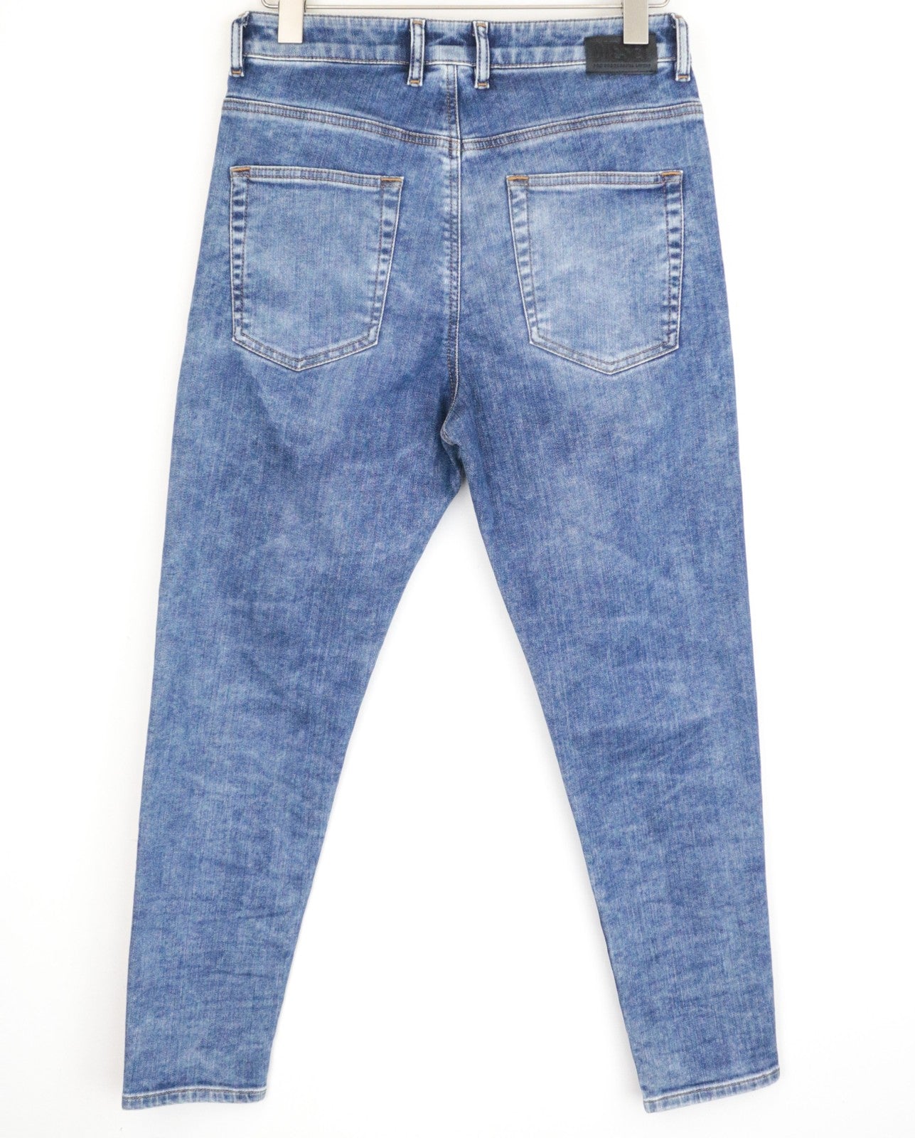 DIESEL Candys-T 0870K moteriški W27 mėlyni medvilniniai skalbti tamprūs džinsai 