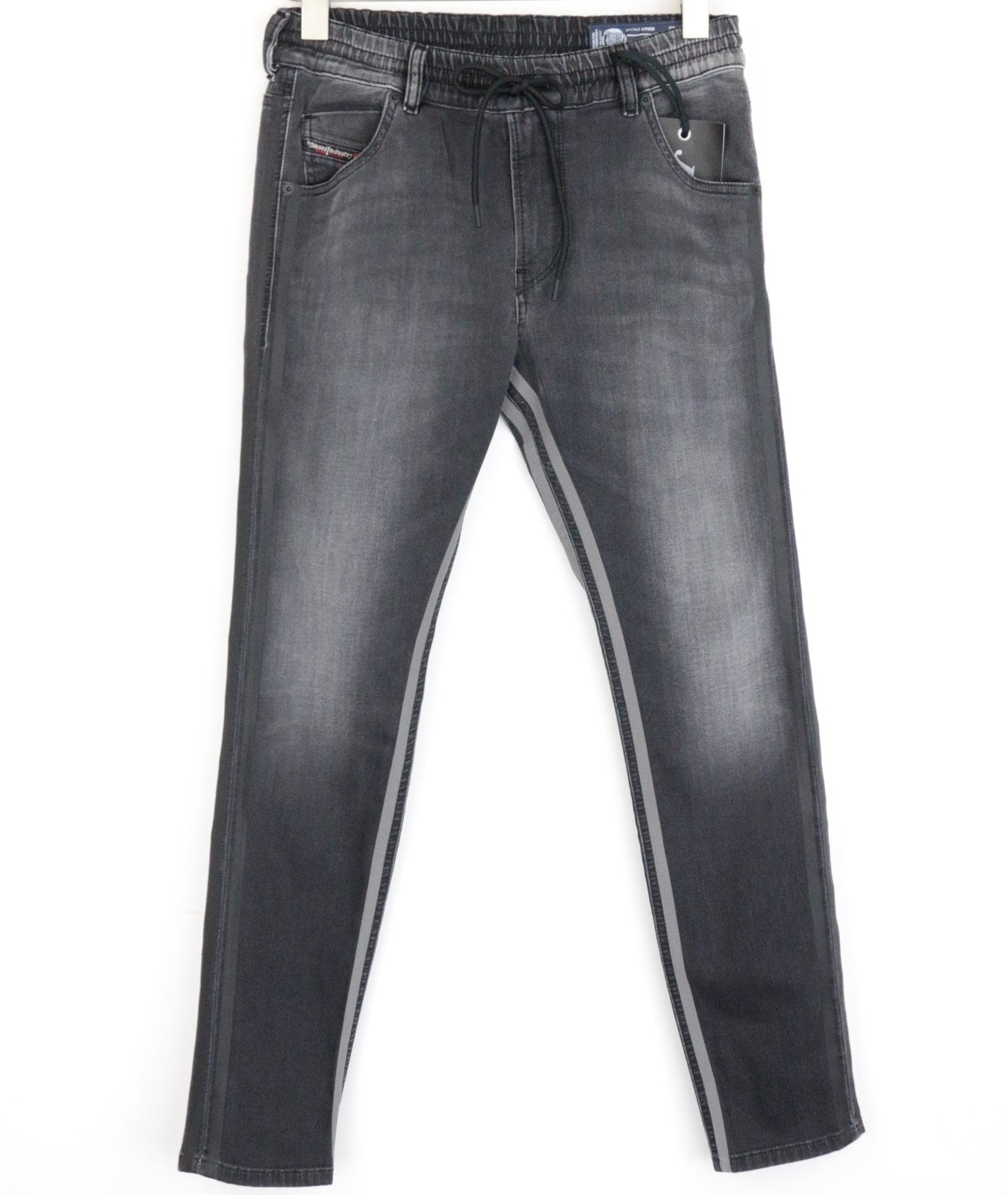 DIESEL Krailey R-SP-NE 0094Q moteriški W27 Jogg džinsai pilki, ploni, tamprūs 