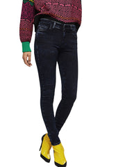 DIESEL Slandy-High 082AU moteriški džinsai W26/L32 itin aptempti, mėlyni, tamprūs medvilniniai džinsai 