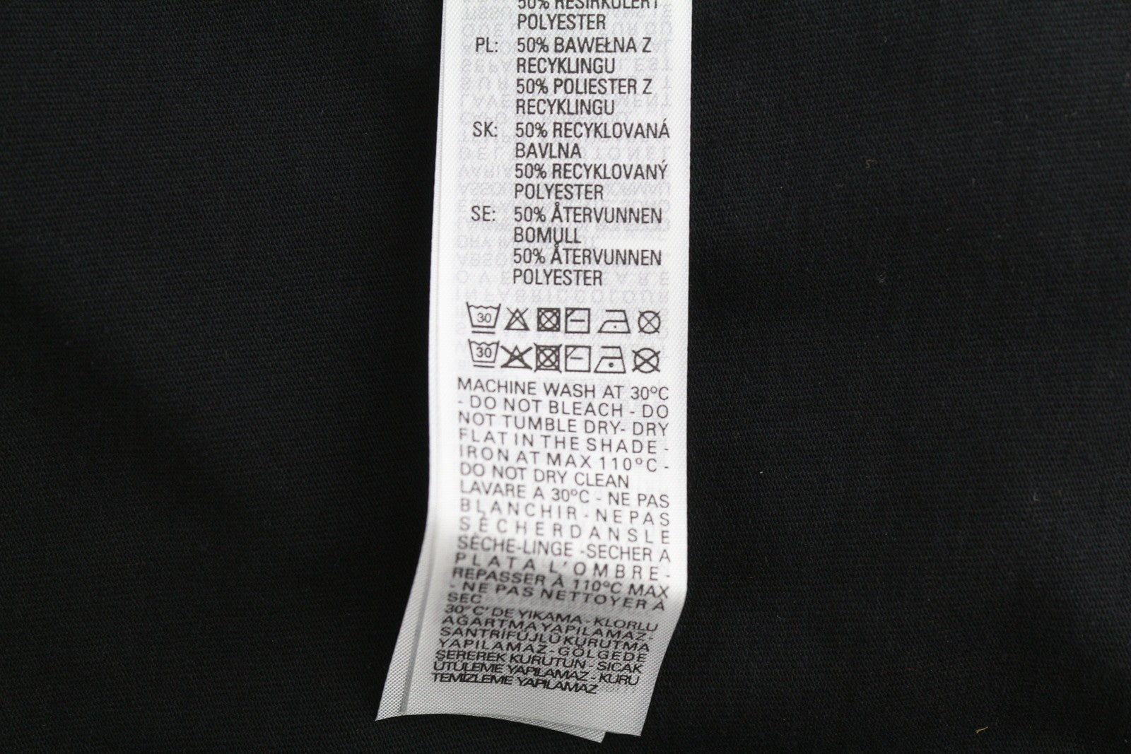 DIESEL T-Just-B59 vyriški marškinėliai, juodi, trumpomis rankovėmis, apvalia apykakle, perdirbto trikotažo audinys 