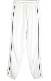 SWEATY BETTY moteriškos W26/L29 gelsvai baltos laisvalaikio sportinės kelnės 