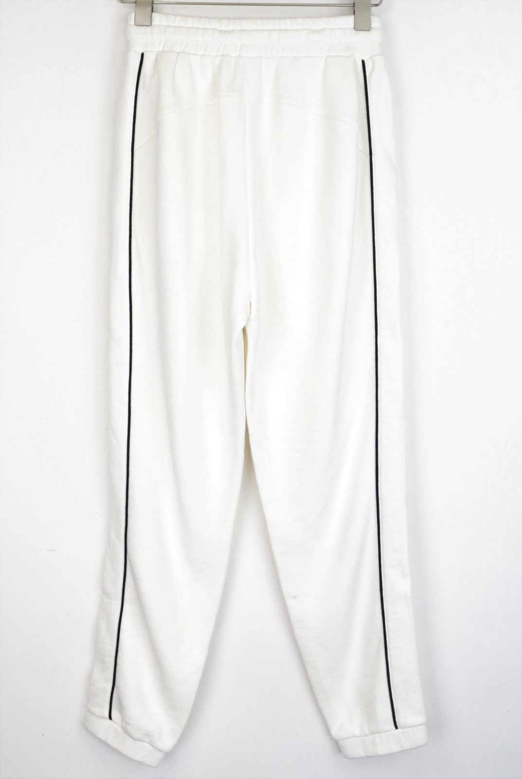 SWEATY BETTY moteriškos W26/L29 gelsvai baltos laisvalaikio sportinės kelnės 