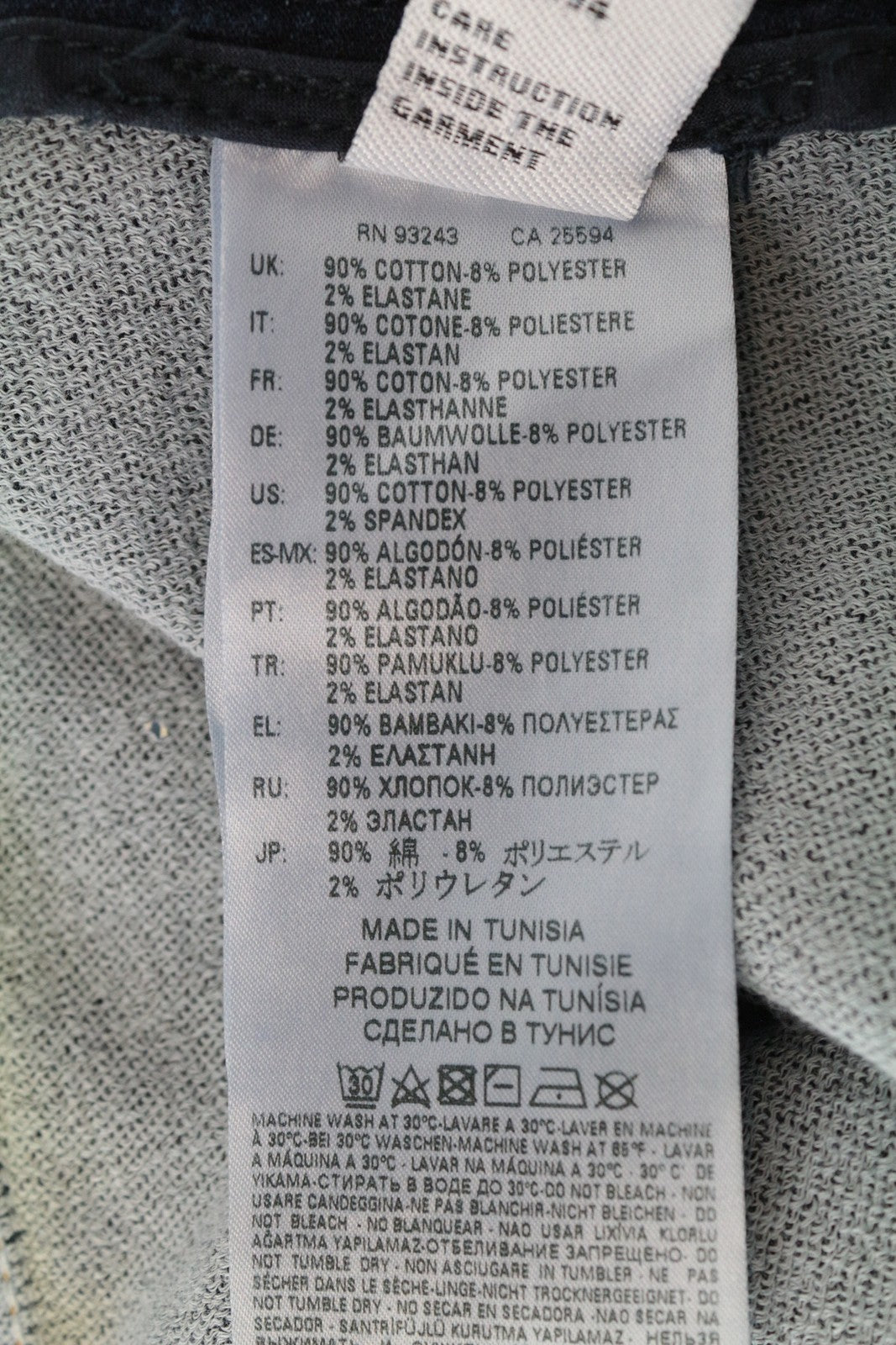 DIESEL Abbie-Ne 069AW moteriški W27 Jogg plačių klešnių mėlyni tamprūs medvilniniai džinsai 