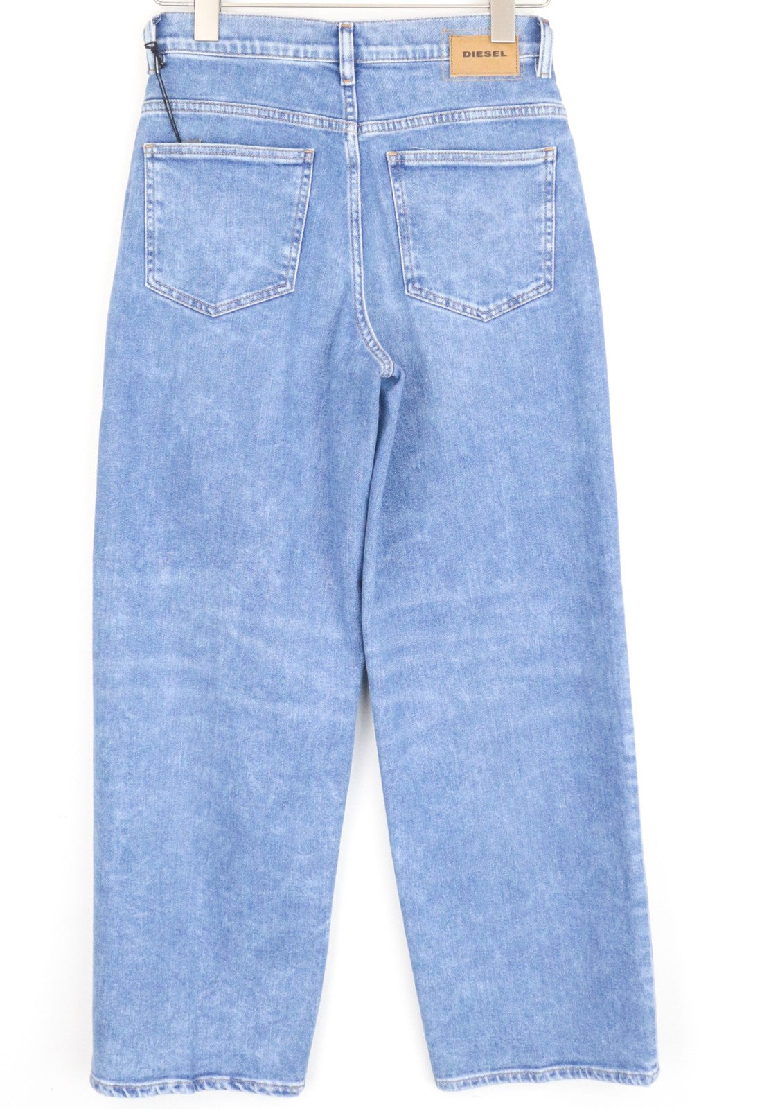 DIESEL Widee 087AR moteriški W26/L32 mėlyni tiesaus kirpimo medvilniniai tamprūs džinsai 