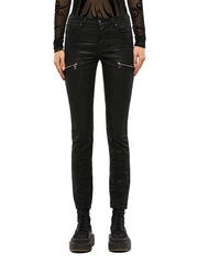 DIESEL D-Ollies 069RK moteriškos džinsinės kelnės W26 Slim Fit juodos Jogg vaškuotos tamprios kelnės 