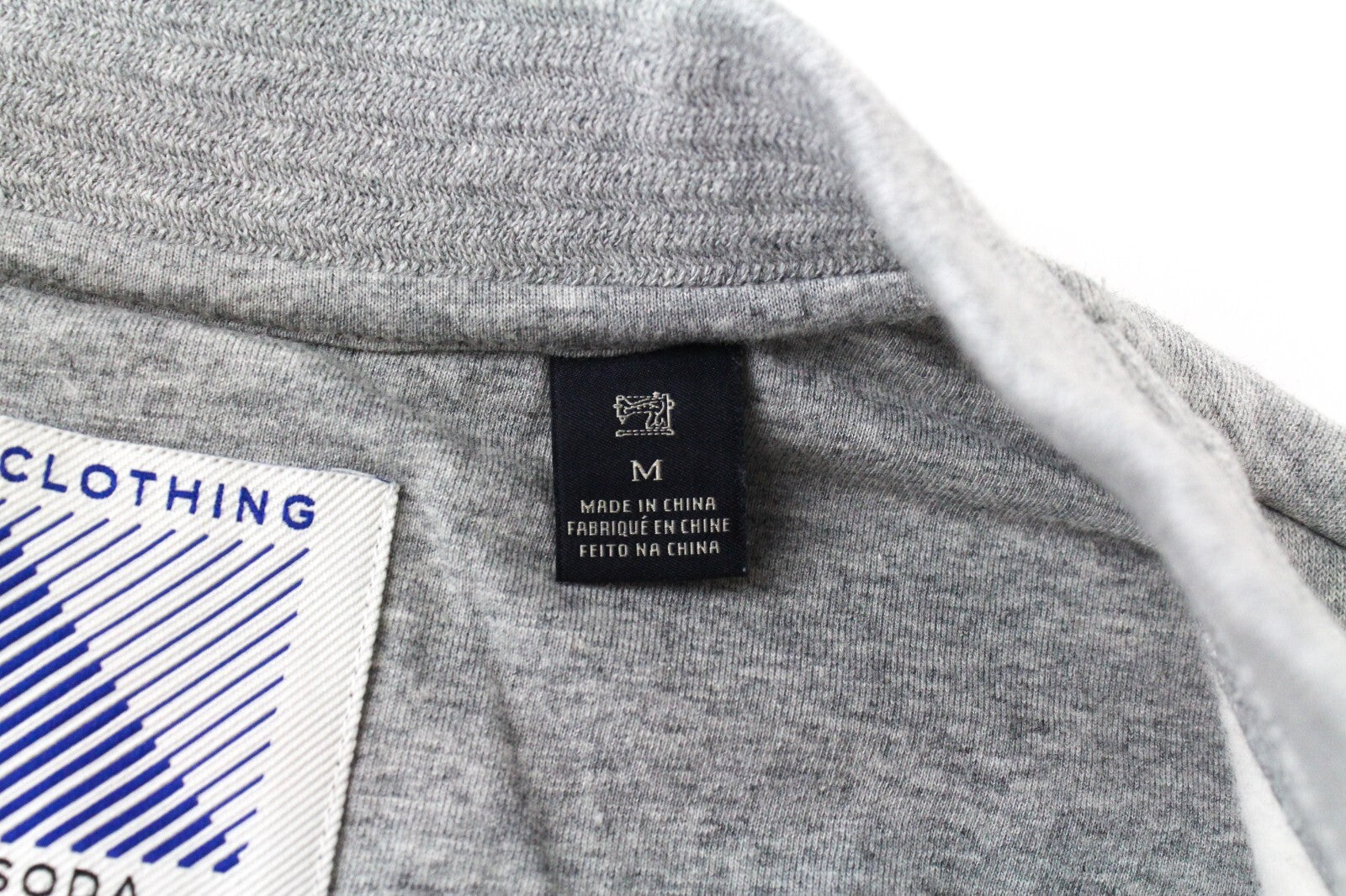 SCOTCH & SODA  Couture Grey M Jacket Mens Jersey Bomber Zip Long Sleeve