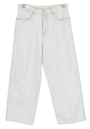 PT TORINO Tracy moteriški džinsai W26 mėlyni tiesūs iki kulkšnies su užtrauktuku 