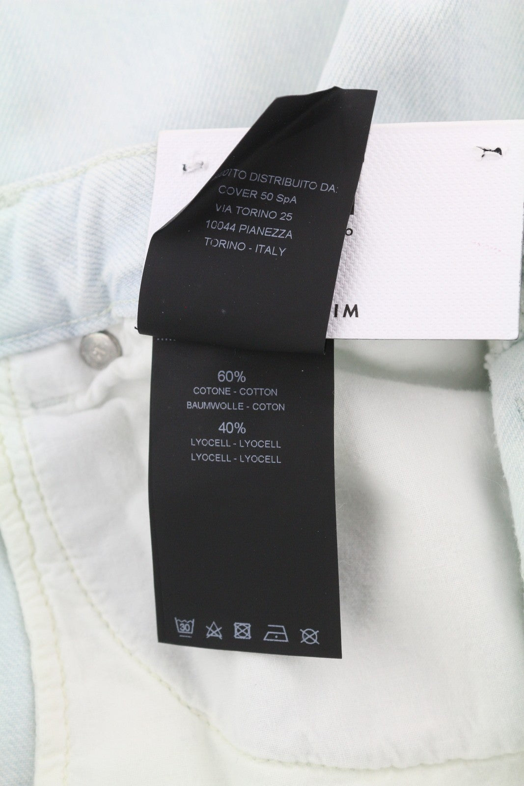 PT TORINO Tracy moteriški džinsai W26 mėlyni tiesūs iki kulkšnies su užtrauktuku 