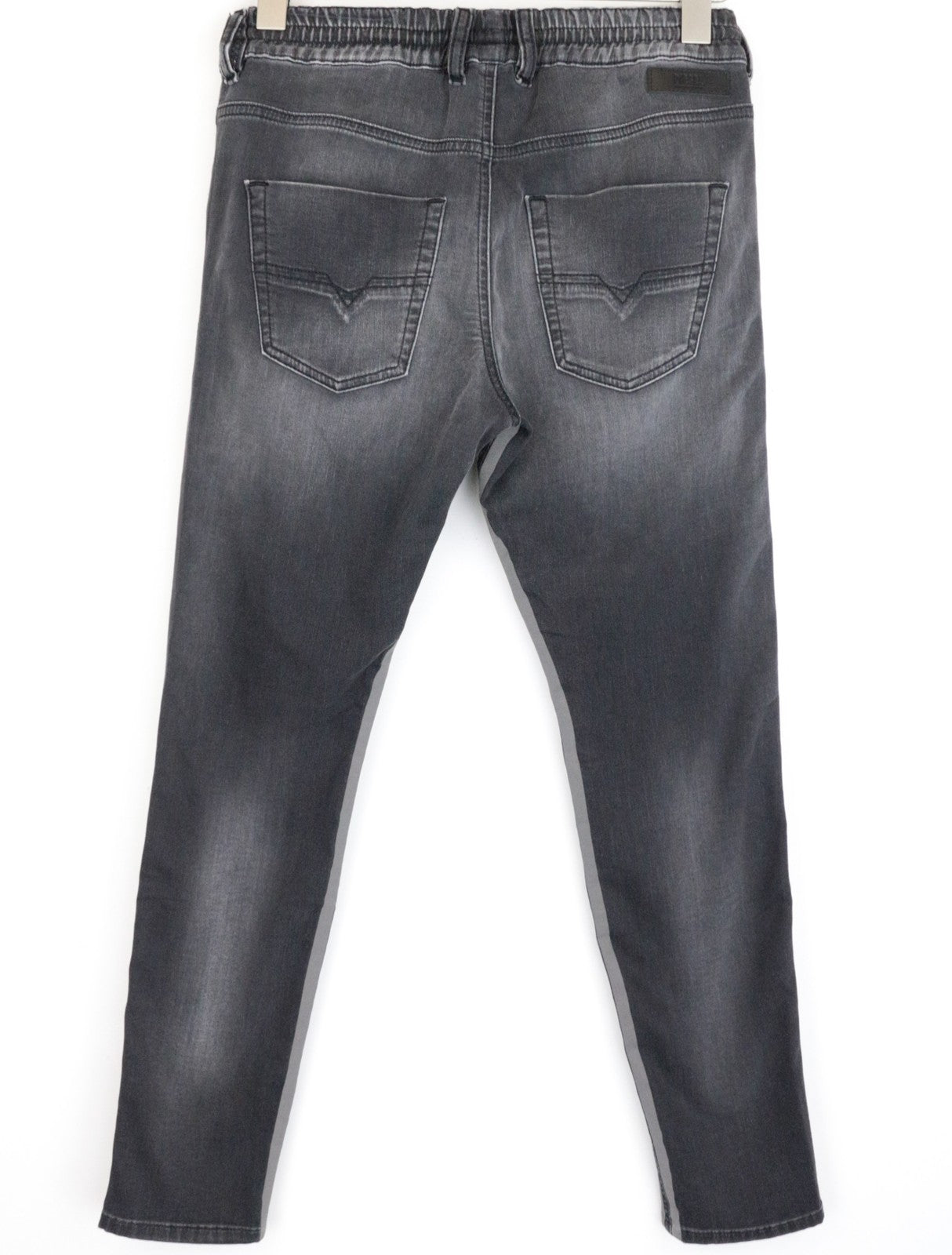 DIESEL Krailey R-SP-NE 0094Q moteriški W27 pilki Slim Jogg Fit tamprūs skalbinių džinsai 