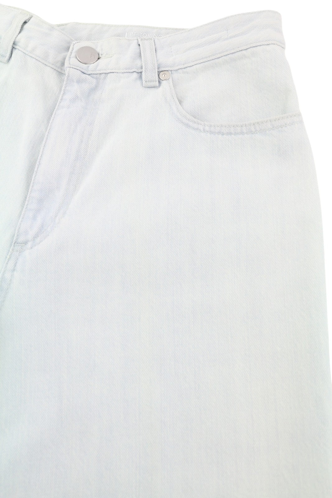 PT TORINO Tracy moteriški džinsai W28 mėlyni tiesūs iki kulkšnies su užtrauktuku 