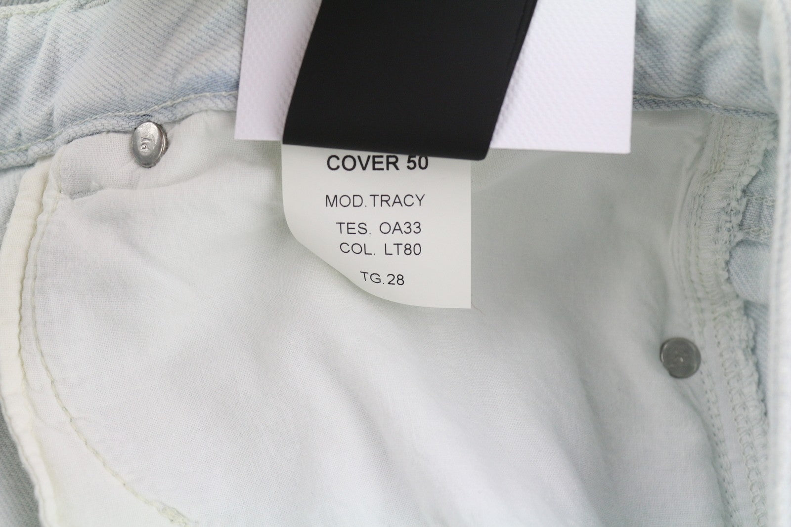 PT TORINO Tracy moteriški džinsai W28 mėlyni tiesūs iki kulkšnies su užtrauktuku 