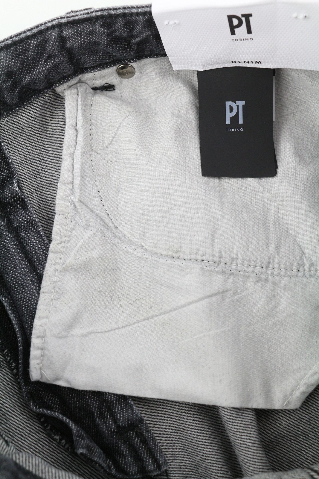 PT TORINO Tracy moteriški džinsai W28 pilki, skalbti tiesūs iki kulkšnių 