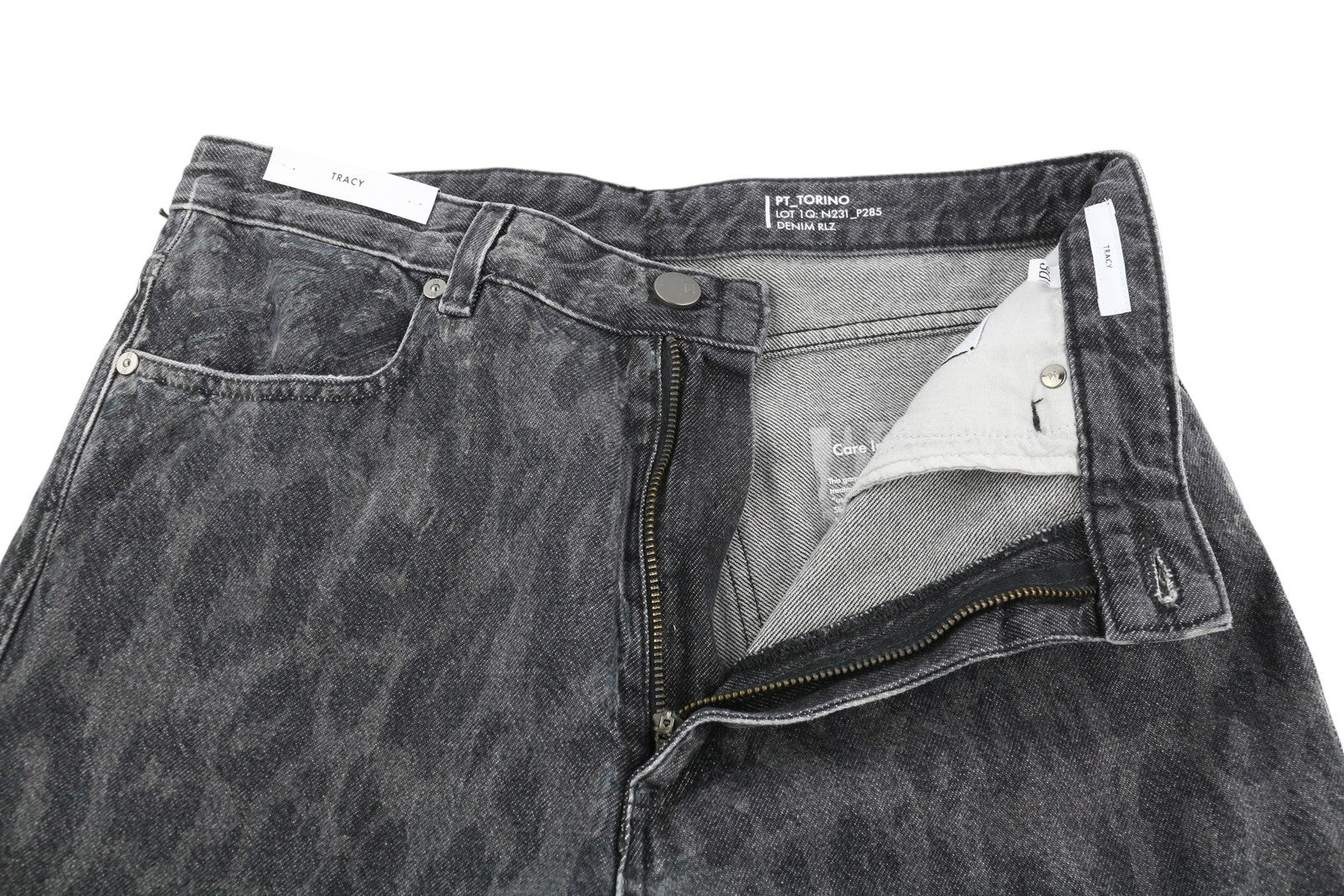 PT TORINO Tracy moteriški džinsai, W30, pilki, tiesūs, iki kulkšnių 