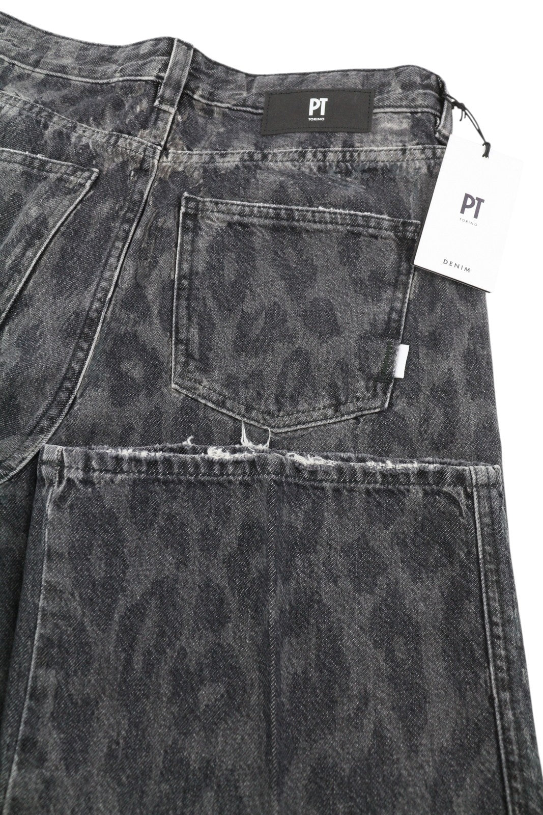 PT TORINO Tracy moteriški džinsai, W30, pilki, tiesūs, iki kulkšnių 
