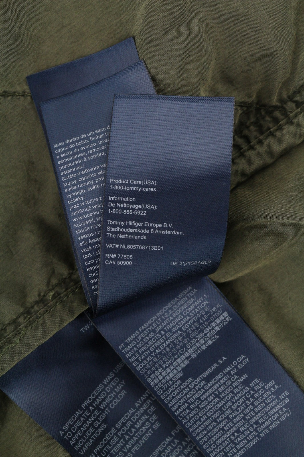 TOMMY JEANS vyriška striukė S dydis, žalia, skalbta, su užtrauktuku, lengva. 