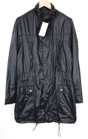 RICHMOND vyriška 48 tamsiai mėlyna striukė su užtrauktuku priekyje, lengva, vienaeilė 