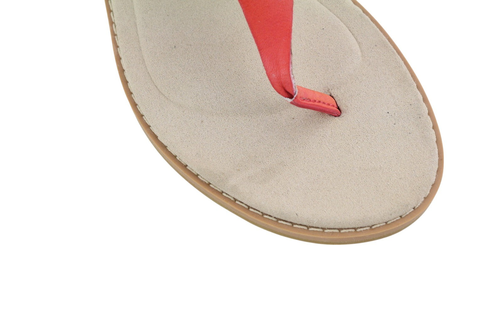 TIMBERLAND A23UF Women Sandals EU36/37 Orange Leather Open Toe Buckle Closure