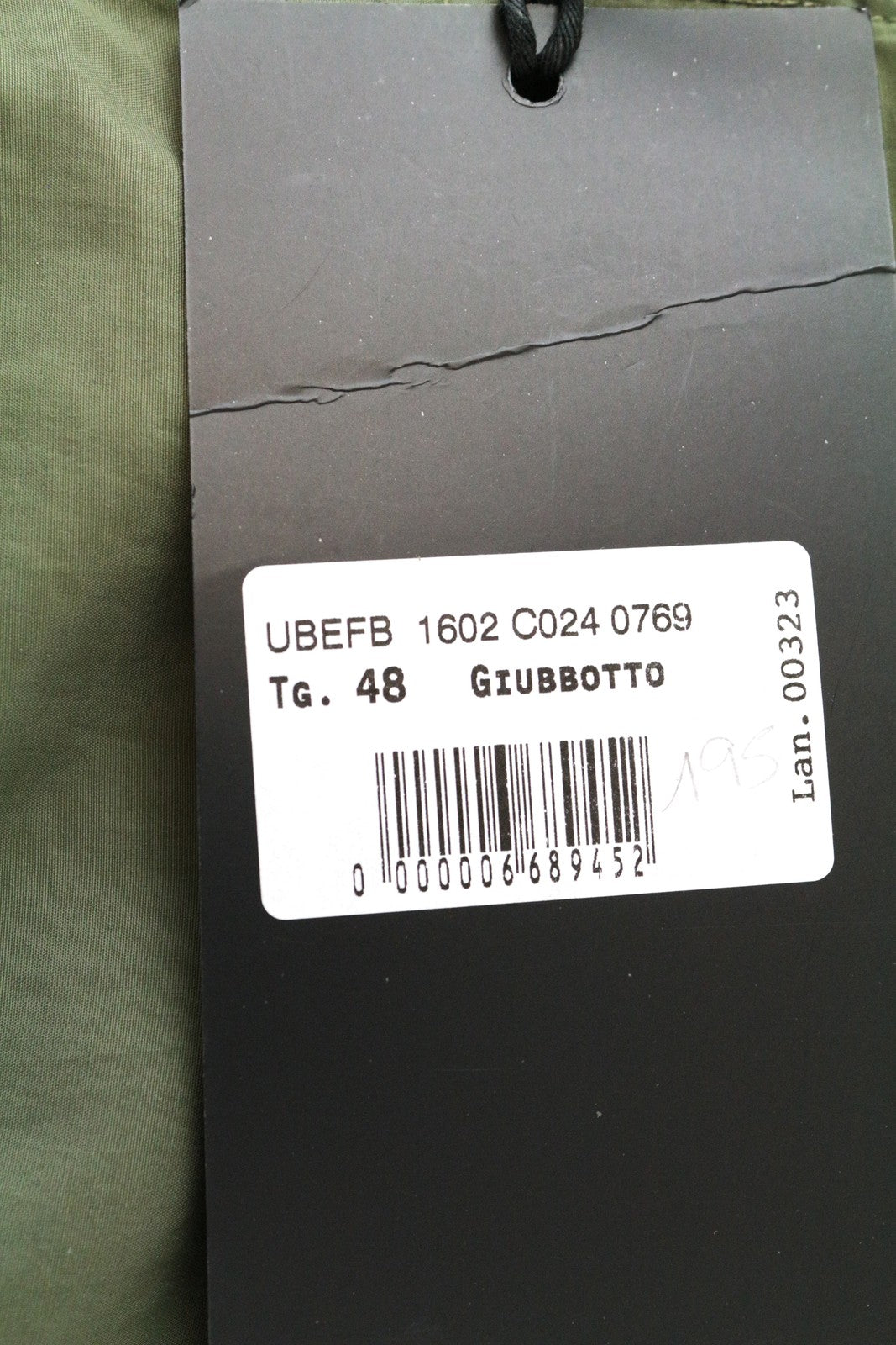 RICHMOND vyriška 48 žalia lengva laisvalaikio ilgarankovė vienaeilė striukė 