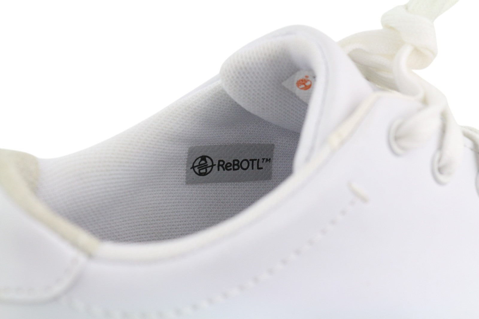 TIMBERLAND A2G8W moteriški sportbačiai EU36/37 balti odiniai žemapadžiai su raišteliais ReBOTL 