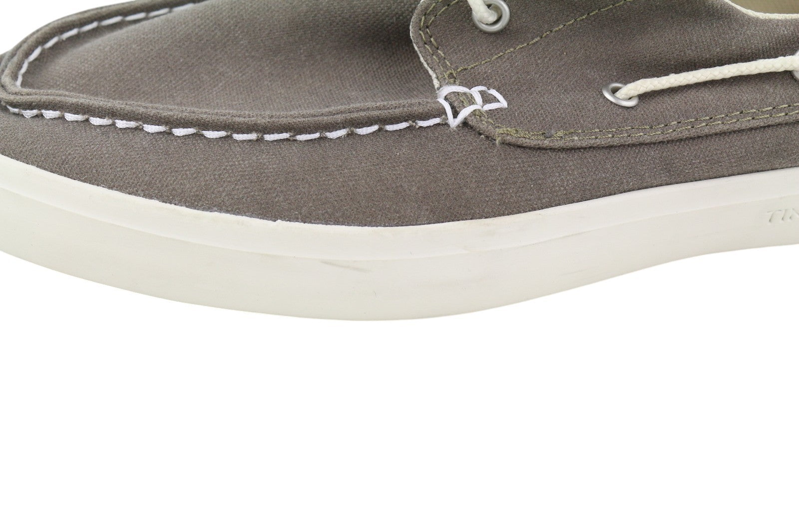 TIMBERLAND A1AYO vyriški batai EU43.5/44.5 tamsiai pilki užsegami laivelio formos migdolų nosies logotipas 