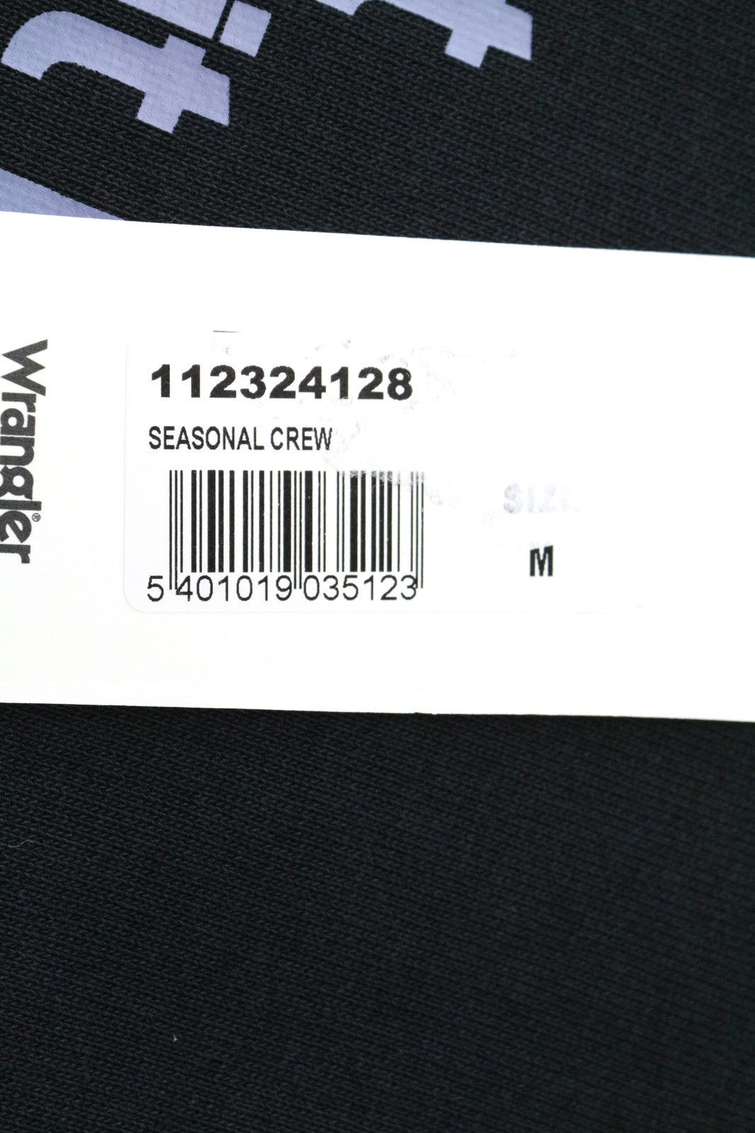 WRANGLER vyriškas juodas megztinis su medvilniniu džemperiu ilgomis rankovėmis M dydžio 