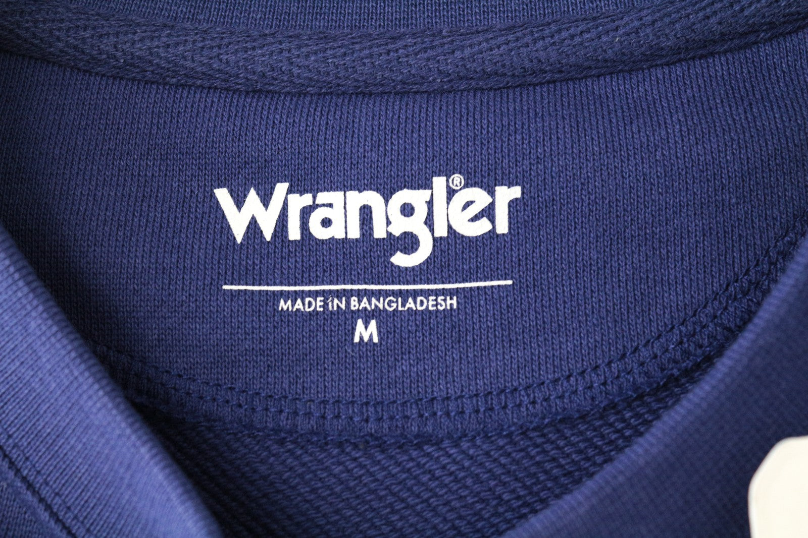 WRANGLER vyriški violetiniai ilgomis rankovėmis megztiniai laisvalaikio stiliaus grynos medvilnės marškinėliai M dydžio 