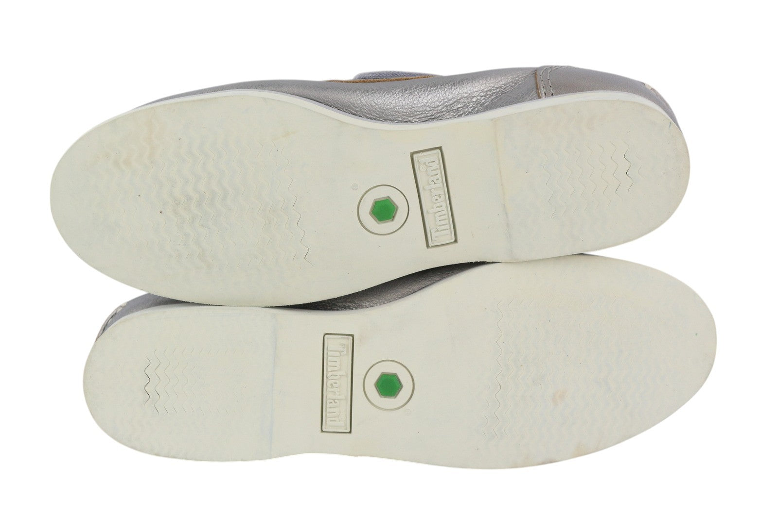 TIMBERLAND A2EPP moteriški batai, 37.5/38.5, blizgios sidabrinės odos, su užsegamais varstymais. 